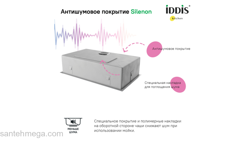 Мойка нерж. сталь универсального монтажа матовое золото 740*440  Edifice IDDIS EDI74B0i77. Фото