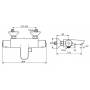 Смеситель для ванны IDEAL STANDARD Ceratherm 50 A5550AA. Фото