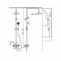 Душевая система BELBAGNO Slip SLI-DOC-CRM. Фото