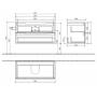 Тумба под раковину Villeroy&Boch SUBWAY 2.0 A697 00DH. Фото