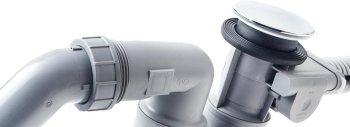 Слив-перелив Hansgrohe Flexaplus для ванны 58143000, хром. Фото