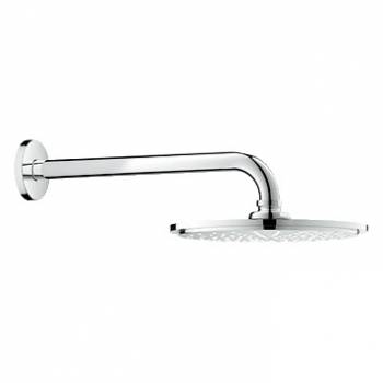 Верхний душ с душевым кронштейном GROHE Rainshower 26062000. Фото