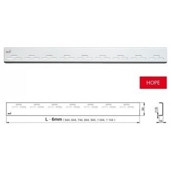 Перфорированная решетка ALCAPLAST HOPE-1050L. Фото