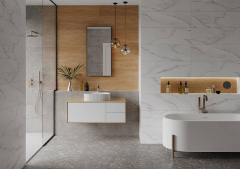 Gracia Ceramica 010100001299 Плитка облицовочная Marble 300х900 matt white 02. Фото
