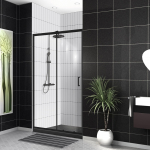Душевая дверь BELBAGNO UNO-195-BF-1-110-C-NERO Душевая дверь BELBAGNO UNO-195-BF-1-110-C-NERO. Фото