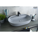 Раковина накладная GID Gm1346 61х41 53341 Серый Матовый Раковина накладная GID Gm1346 61х41 53341 Серый Матовый. Фото