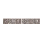 Azori 585591001 Бордюр Grazia 62х405 mocca nefertiti Azori 585591001 Бордюр Grazia 62х405 mocca nefertiti