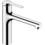 Смеситель для кухни Hansgrohe Zesis M33 74801000 с вытяжным душем Смеситель для кухни Hansgrohe Zesis M33 74801000 с вытяжным душем. Фото