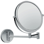 Зеркало для бритья без подсветки Hansgrohe Logis Universal 73561000 Зеркало для бритья без подсветки Hansgrohe Logis Universal 73561000 для ванной комнаты. Фото