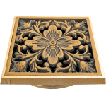 Сливной трап с решёткой BRONZE DE LUXE «Цветок» 21975/4935.1 Сливной трап с решёткой BRONZE DE LUXE «Цветок» 21975/4935.1. Фото