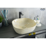 Раковина накладная GID Mnc542 43х43 54446 Под камень. Глянцевый Раковина накладная GID Mnc542 43х43 54446 Под камень. Глянцевый. Фото