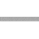 CERSANIT GL7H371 Спецэлемент стеклянный Glass 40х350 серебристый